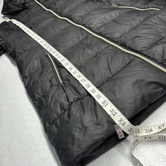 Lucky Brand Down Filled Puffer Coat with Hood Medium Colour Black - Picture 12 of 12